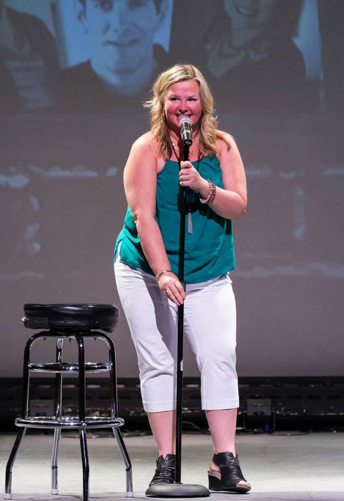 Christin O'Leary will lead a teen comedy workshop at the Ridgefield Playhouse