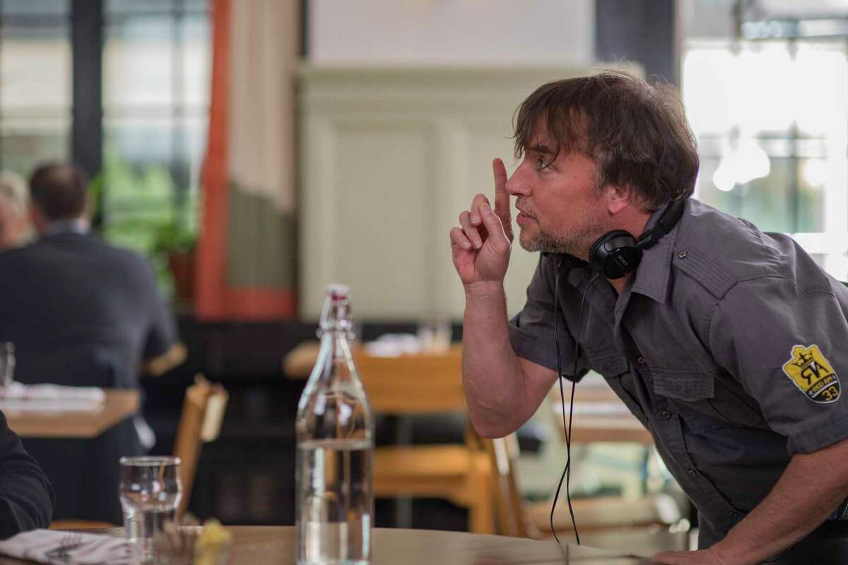 Writer/Director Richard Linklater on the set of his film WHERE’D YOU GO, BERNADETTE, an Annapurna Pictures release.