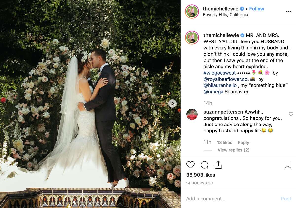 Golfer Michelle Wie And Warriors Exec Jonnie West Marry In Star Studded Ceremony