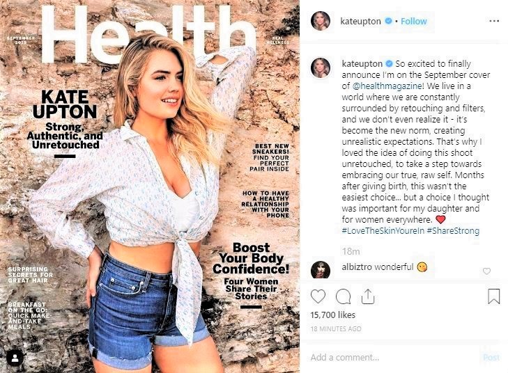 Kate Upton on how the critics impacted her confidence