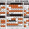 Giants release 2020 schedule, which includes two openers against