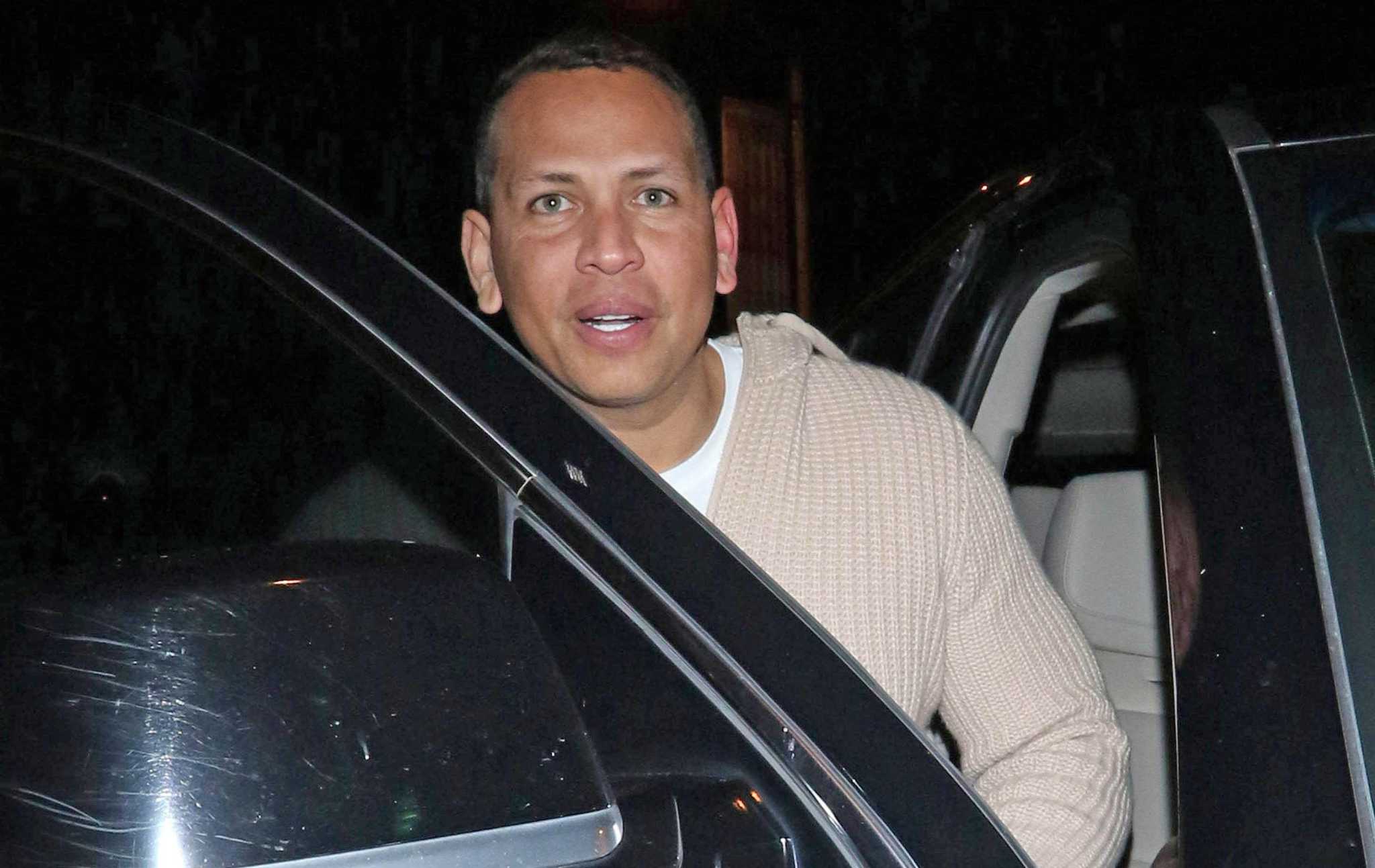 Alex Rodriguez's car was robbed shortly after Sunday Night