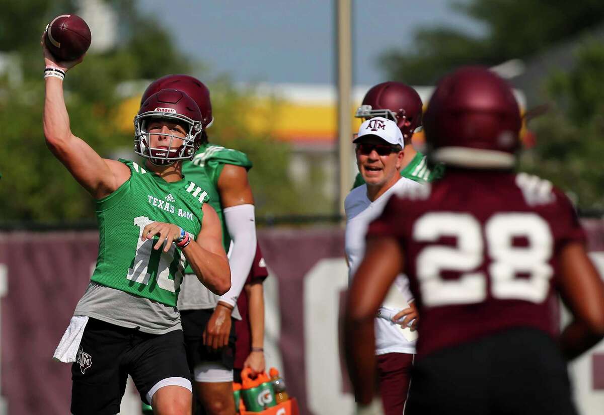 A&M extra points Freshman QB's strong right arm