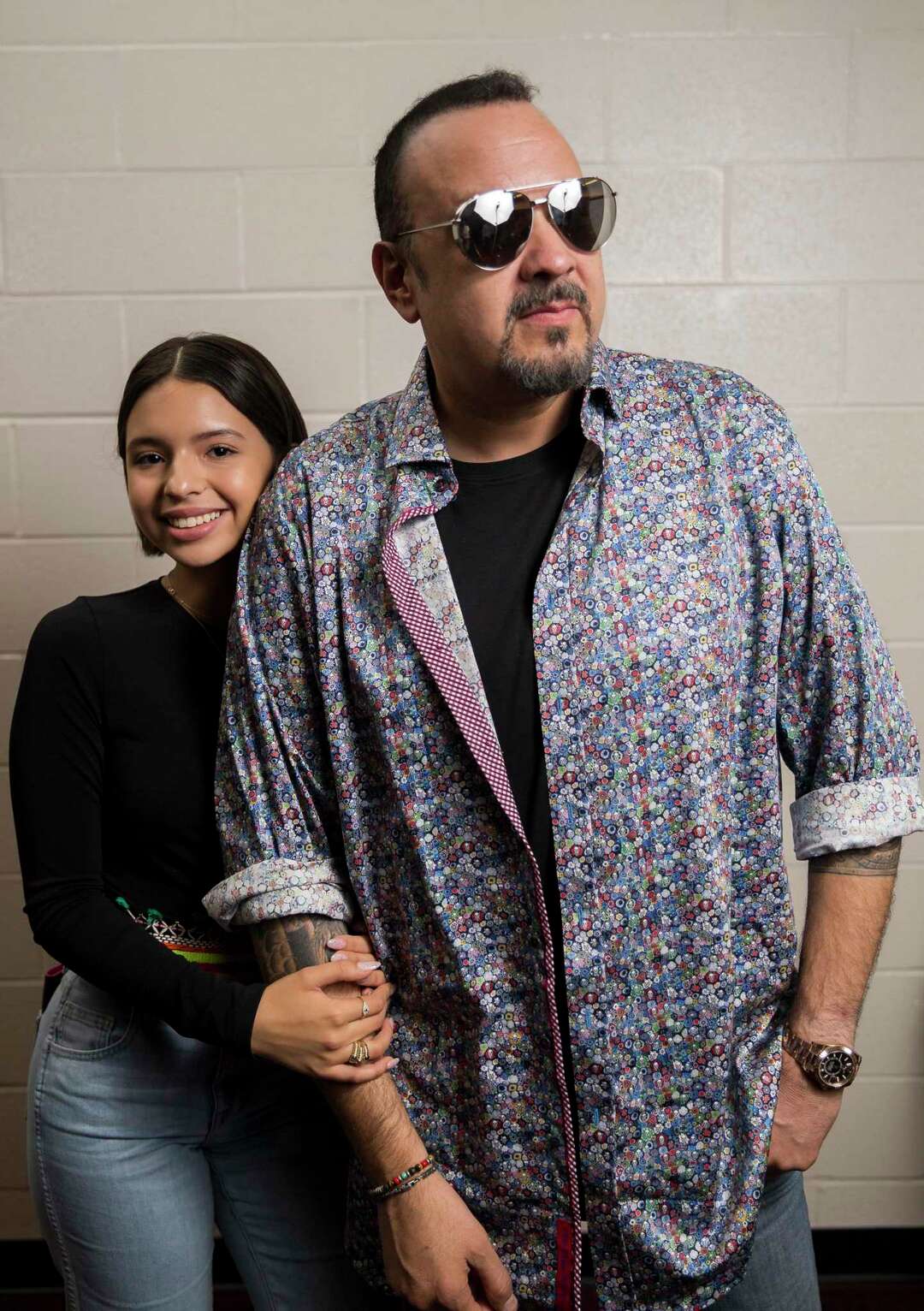 Pepe Aguilar and daughter Angela Aguilar talk Jaripeo Sin Fronteras