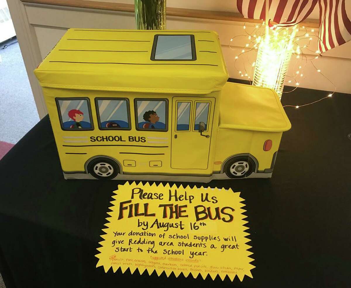 Redding Town Hall is collecting school supplies.
