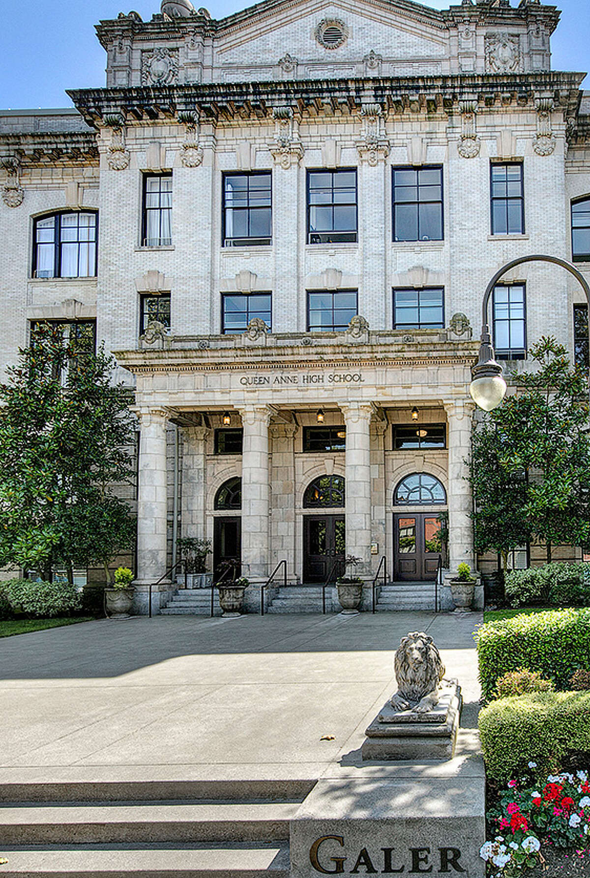 Historic Queen Anne condo in converted high school is 545K