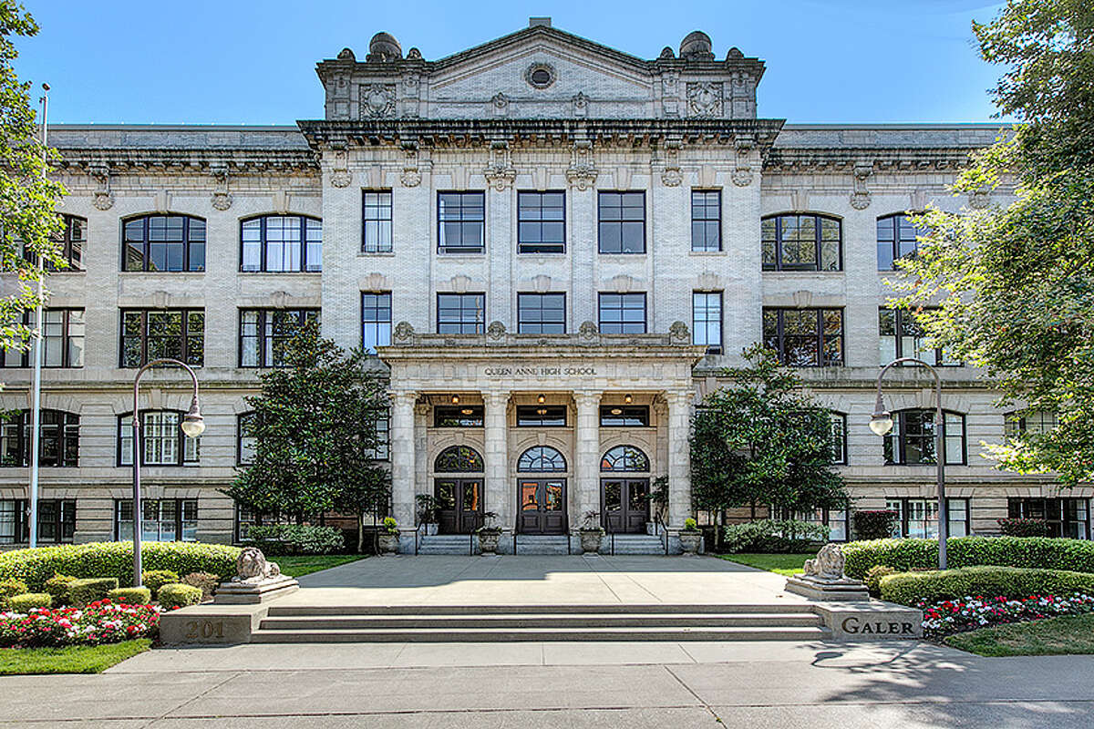 Historic Queen Anne condo in converted high school is 545K