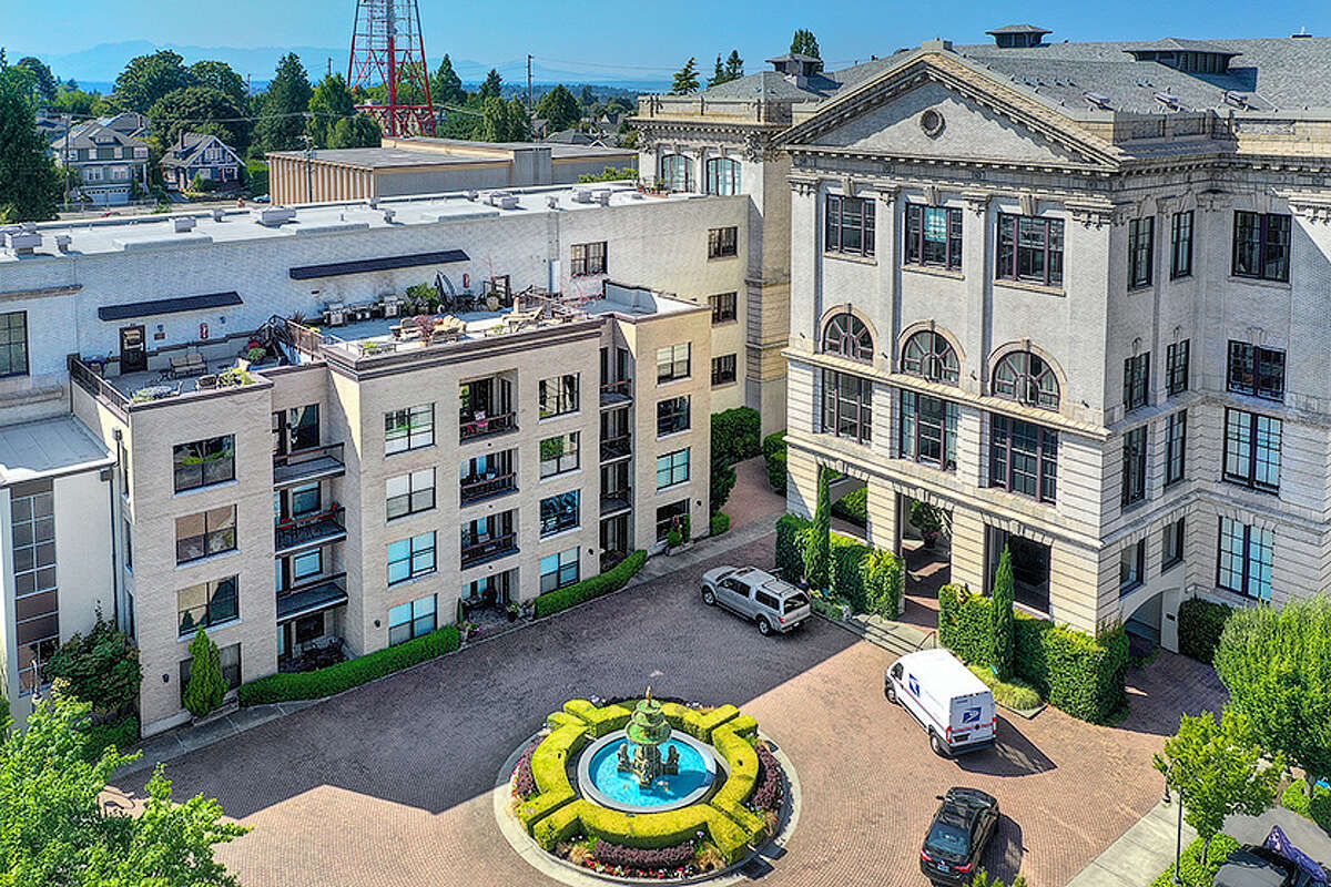 Historic Queen Anne condo in converted high school is 545K