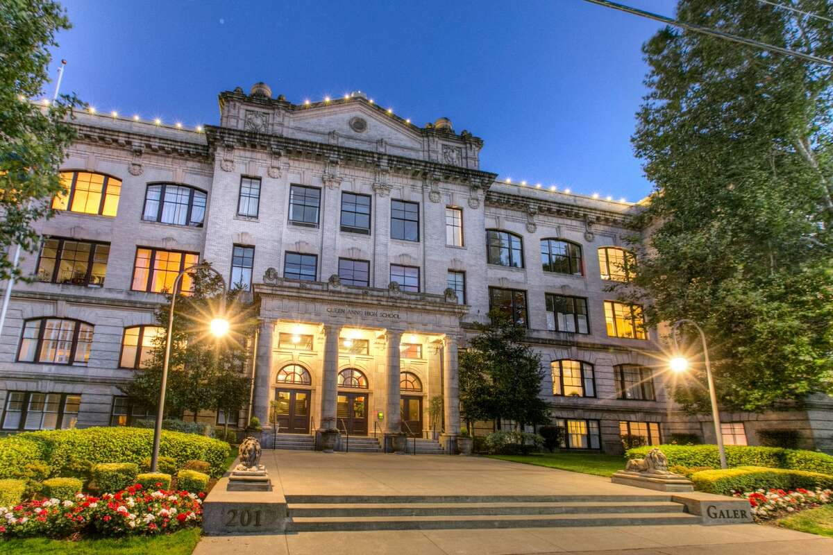 Historic Queen Anne condo in converted high school is 545K