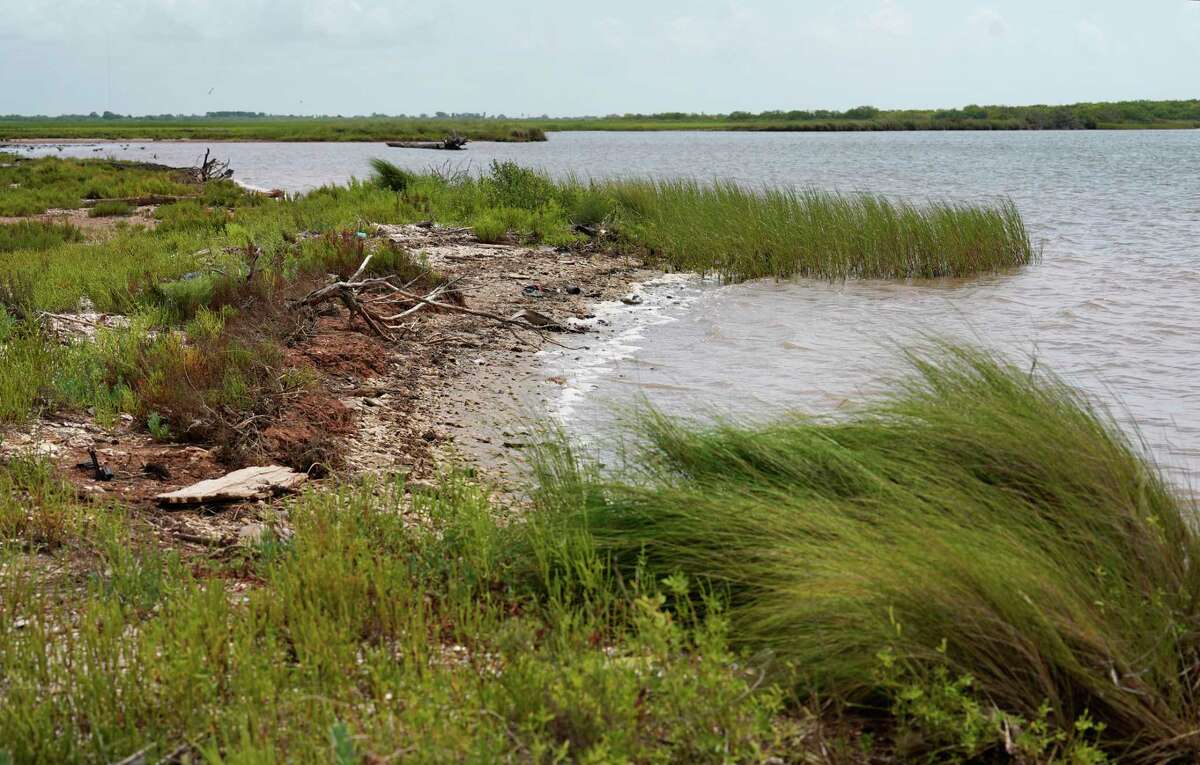 The Intracoastal Waterway borders a portion of the family land of Herff Cornelius, shown here on Tuesday, July 16, 2019, in Sargent. He hopes the new Texas Coastal Exchange program will help to protect the land for future generations.