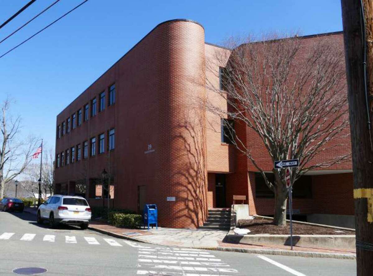 The New Canaan School District's headquarters at 39 Locust Avenue in New Canaan, Connecticut. Spring break will be shortened this year with more distance learning being the focus for students in the district.
