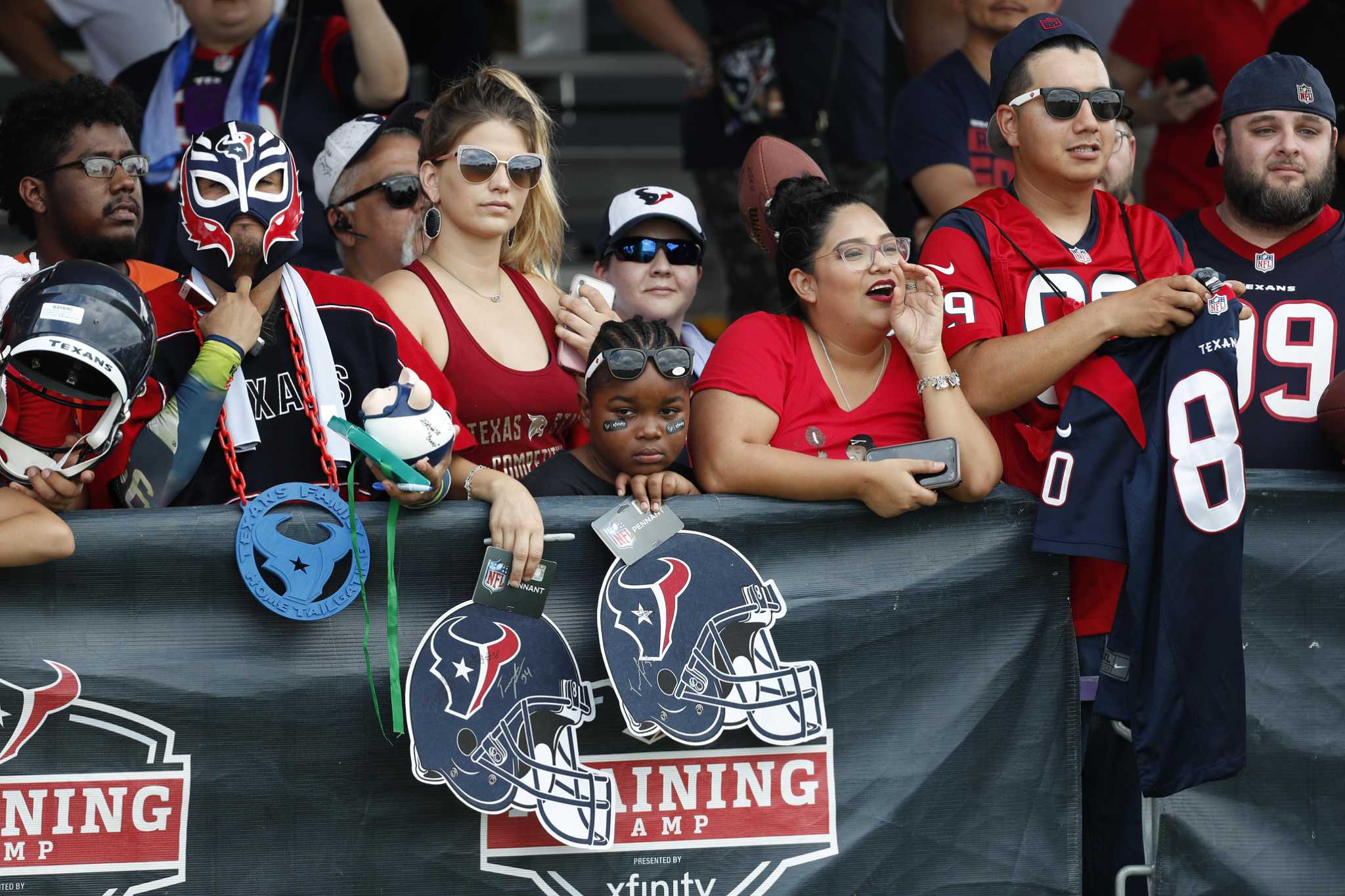 Texans to have open training camp practices for season ticket holders