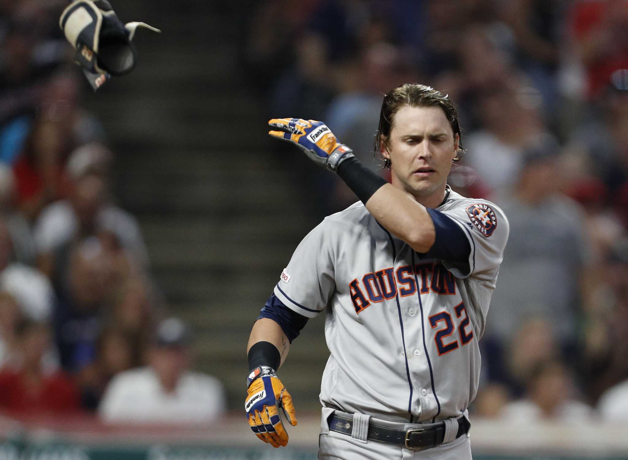 Astros outfielder Josh Reddick's time with Dodgers downright awful