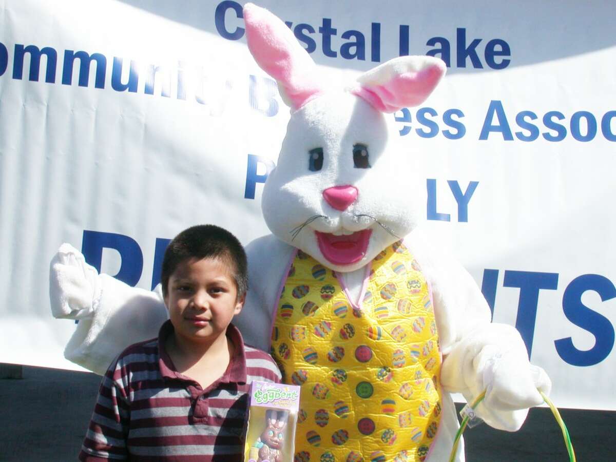MAKING THE ROUNDS: The Easter Bunny will be visiting communities in Benzie County this weekend, leaving eggs and meeting with children for photo opportunities. (Courtesy photo)