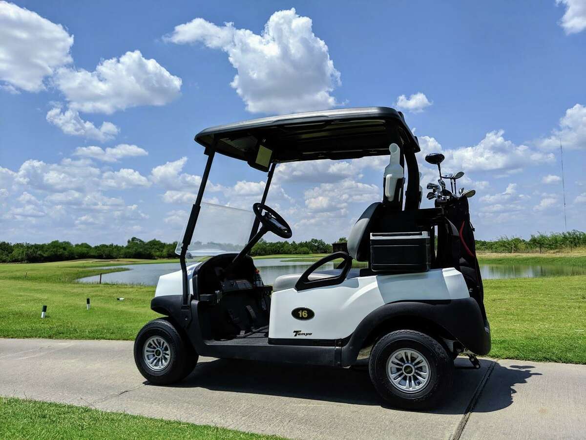 The 75 new golf carts at the Max A. Mandel Municipal Golf Course feature GPS, geo-fencing technology, two USB ports and live streaming of news, sports and music.