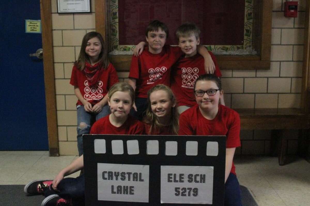 FUN AT STATE: The third grade OM team at Crystal Lake Elementary competed in the state final on Saturday. The team members are (from left to right, starting in the top row) Belle Samonie, Nathan Case, Hudson Kiteley, Mylie Kelly, Sky Hawkins and Flora Zickert. (Photo/Bryan Warrick)