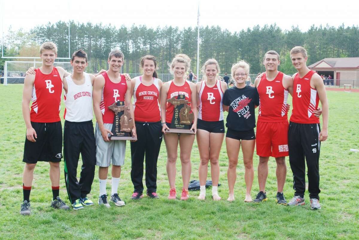 SUCCESS: The Benzie Central High School boys and girls track and field teams had a solid season, winning the Northwest Conference and regional meet. (Photo/Bryan Warrick)