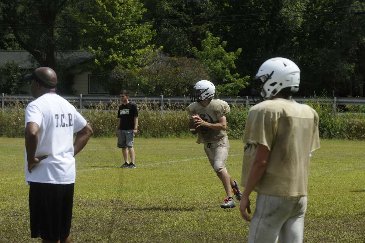 Scenes from Friday's Bullock Creek football practice.