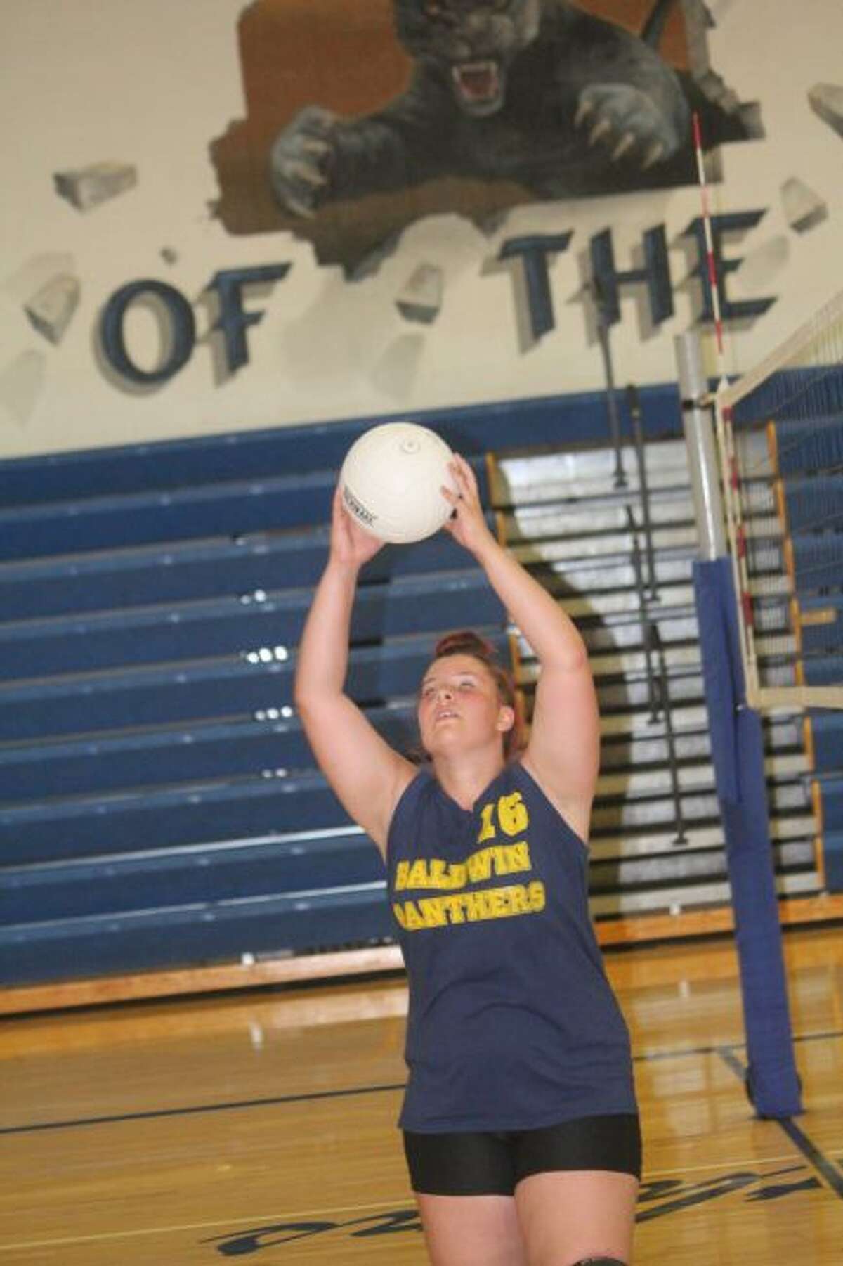 Baldwin's volleyball team is coached by Duane Roberts.