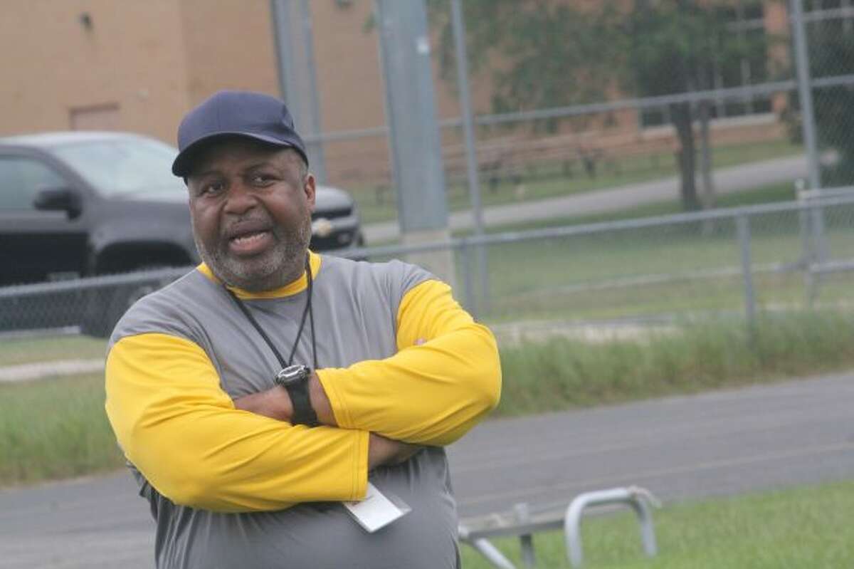 Baldwin football coach Bob Watkins