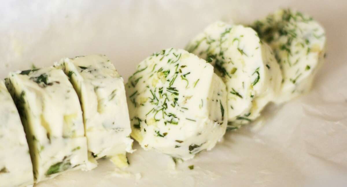 SImple and delicious: An easy way to start incorperating seasonal herbs into your dining is with a delicious and easy to make herb butter. It can be saved for long periods, made in advance and used exactly when you need it. (Courtesy photo)