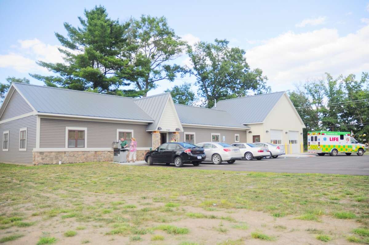 NEW WORK SPACE: The new 4,800-square-foot Life EMS Ambulance facility in Baldwin was completed in June and sits near the corner of U.S.-10 and M-37. The facility cost $362,000, which the county paid for with funds it had collected and invested after privatizing its emergency medical services.