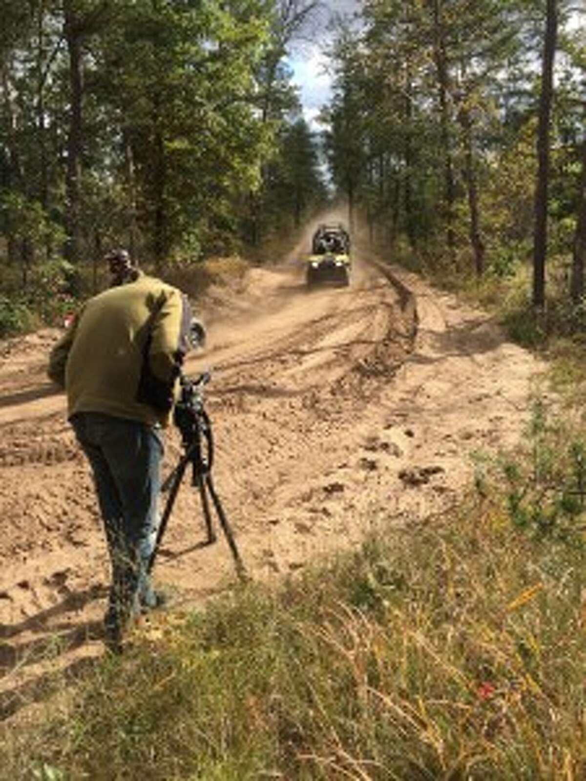 ACTION: ORV dealership Peacock LTD. lent several vehicles to the film crew so they could explore the trails of Lake County at high speed.