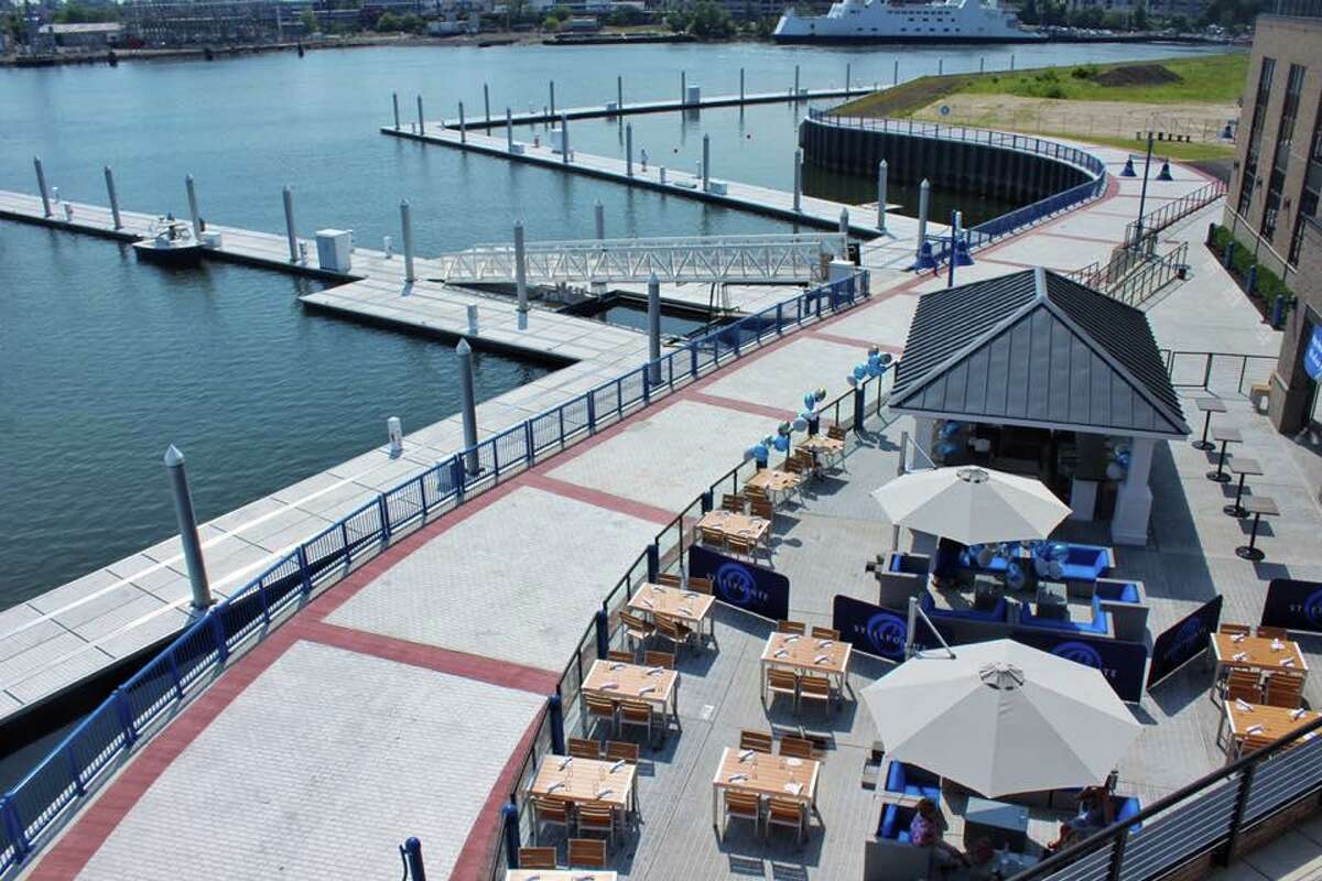 Boca's patio takes advantage of its harborfront location.