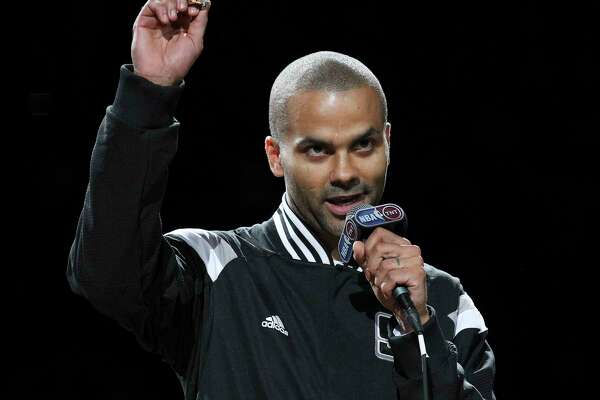 tony parker jersey retirement ceremony