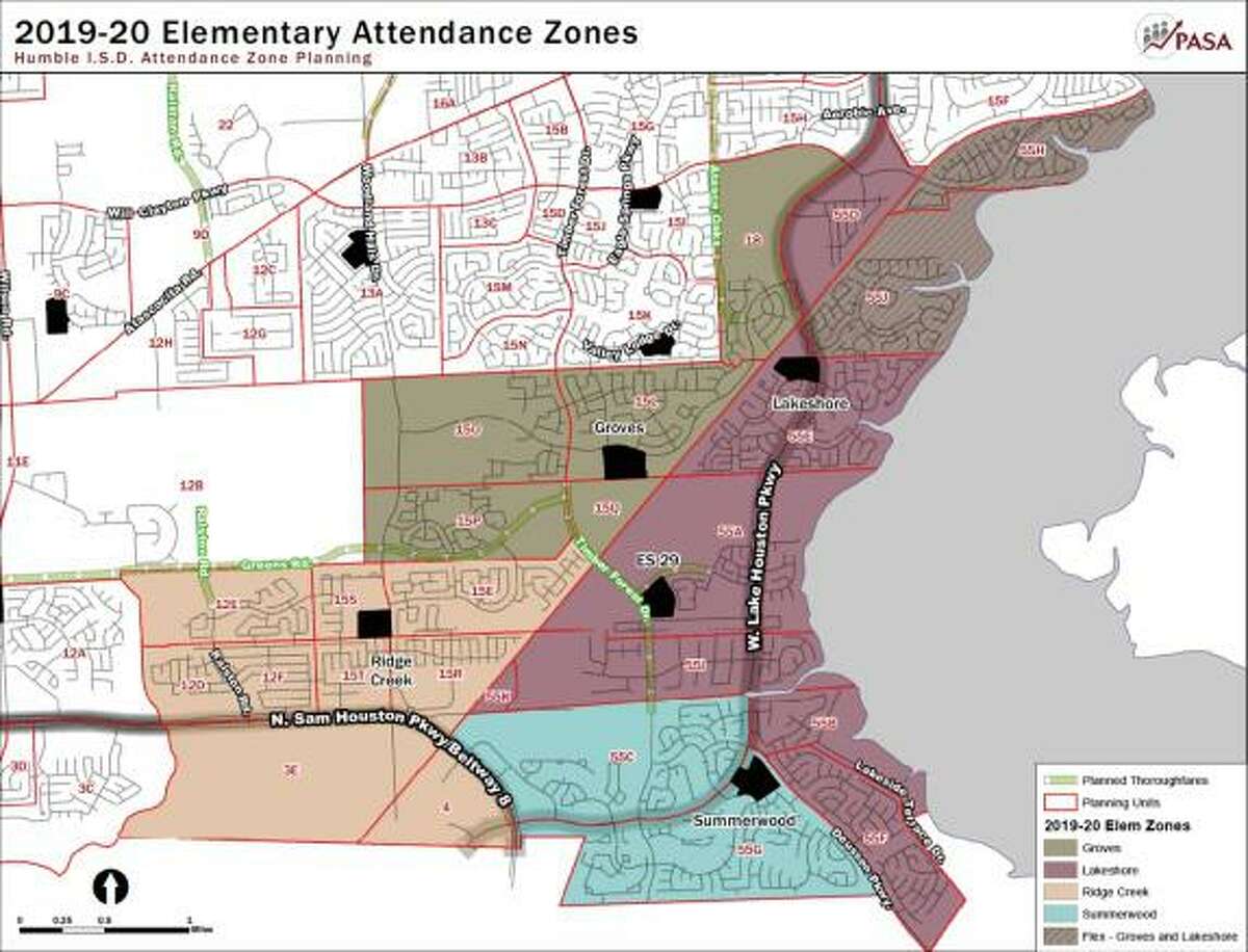 Attendance zones Humble ISD unveils two boundary options for