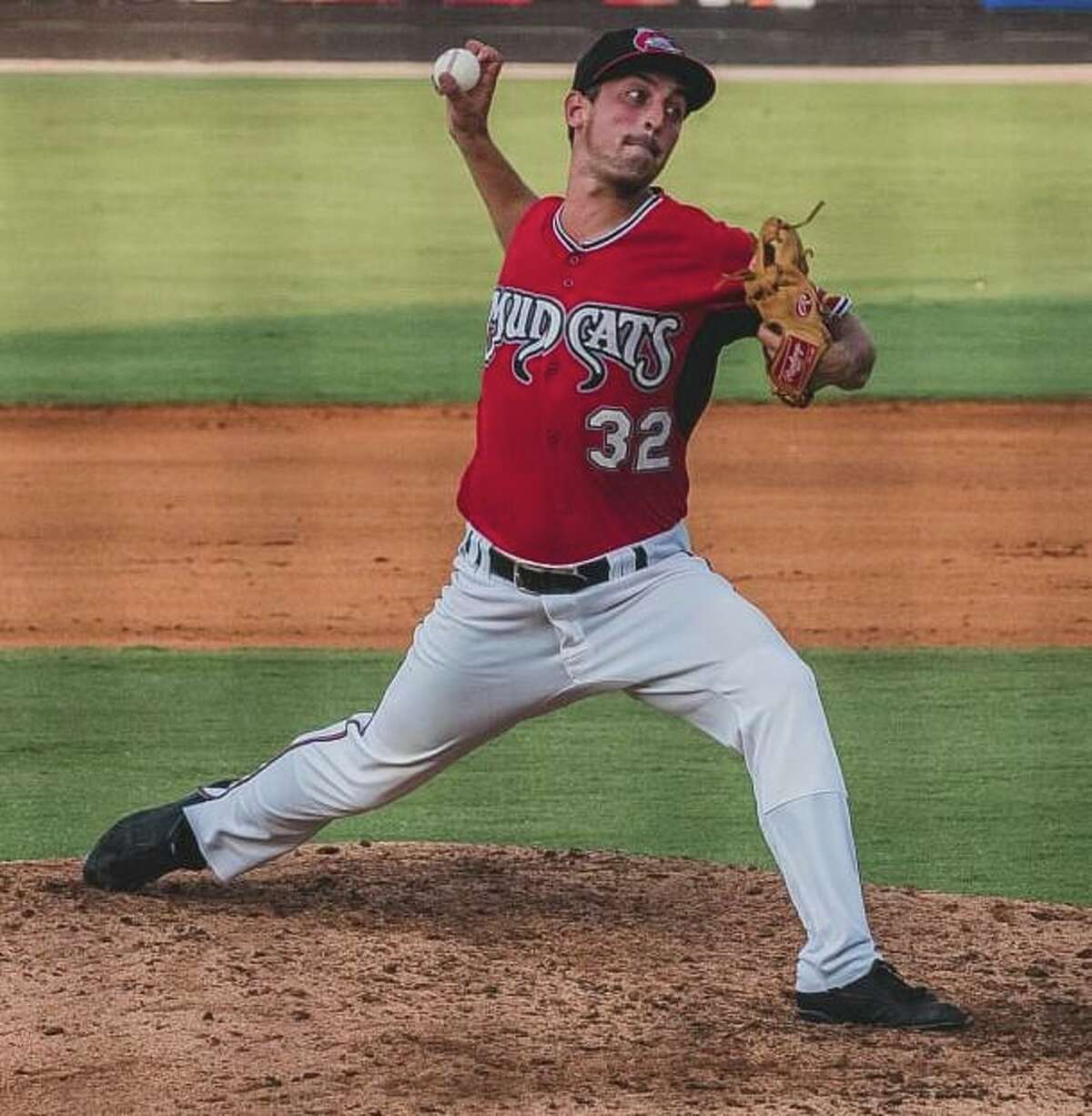 JT Hintzen, a Greenwich native, is 1-2 with a 3.42 ERA for the Carolina Mudcats this season. 2019