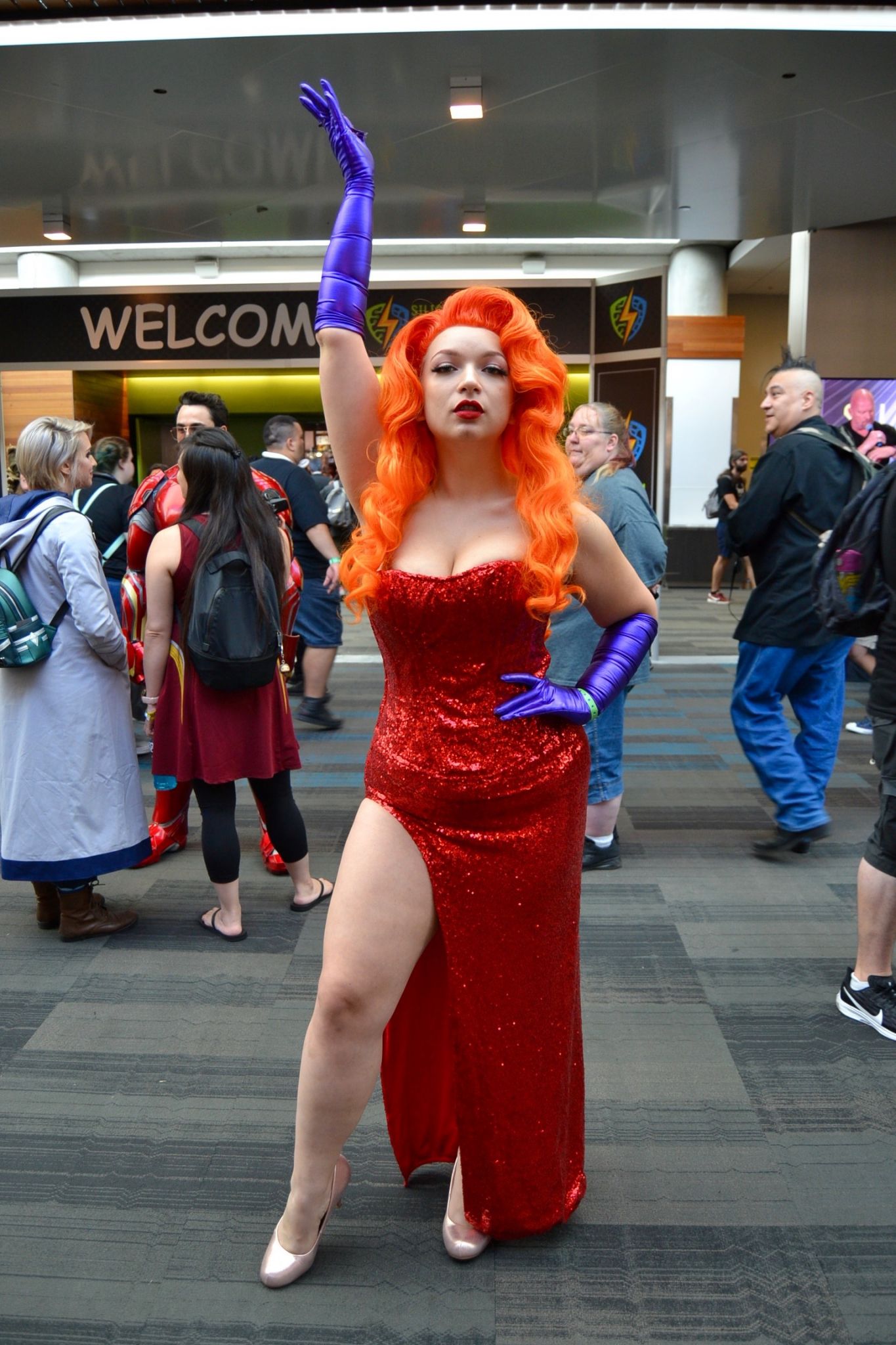 Jessica Rabbit, Alien and a multiverse of Spider-People: Cosplayers hit  Silicon Valley Comic Con