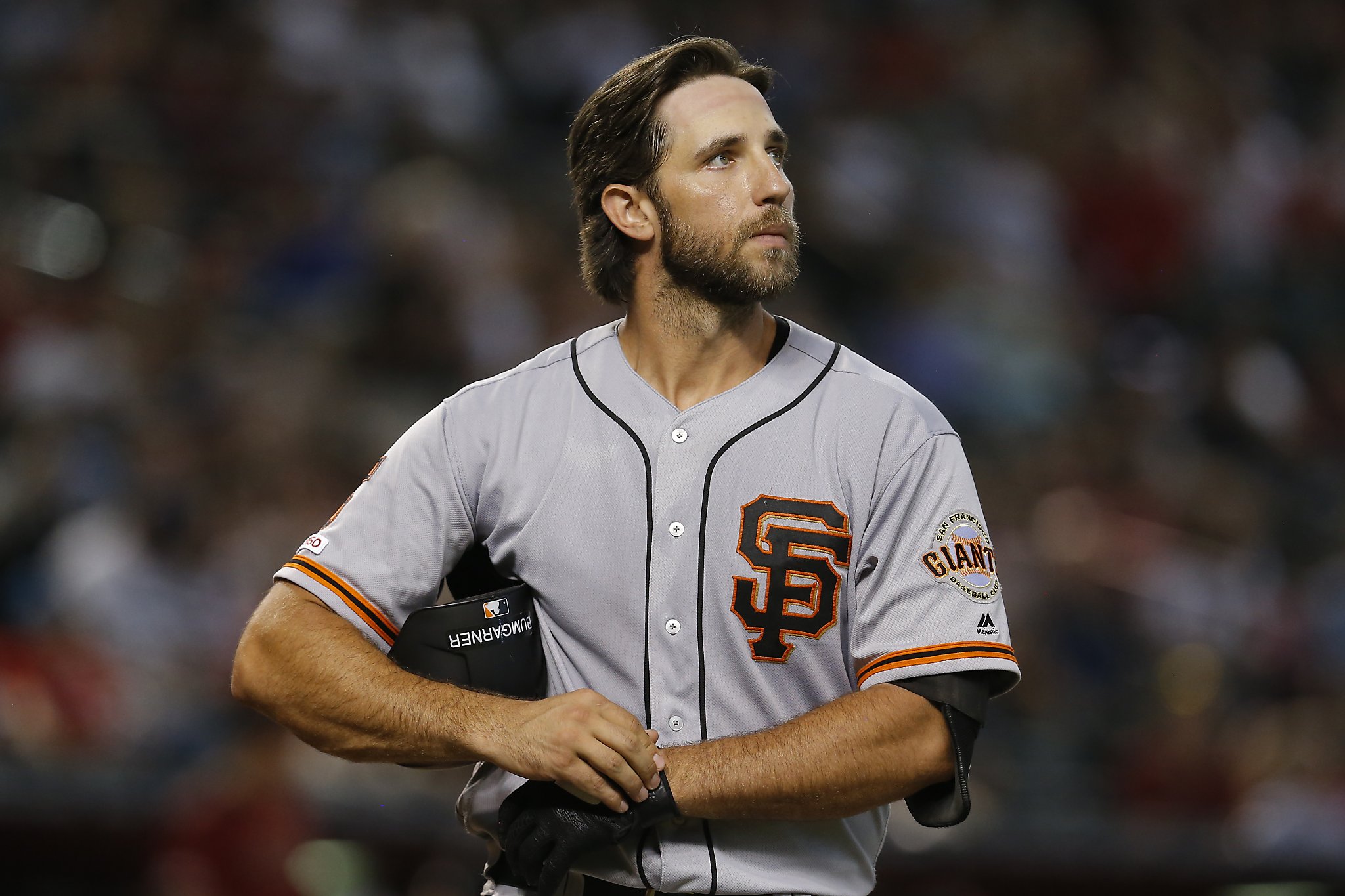 San Francisco Giants pitcher Madison Bumgarner cuts hair, shaves beard -  ABC7 San Francisco