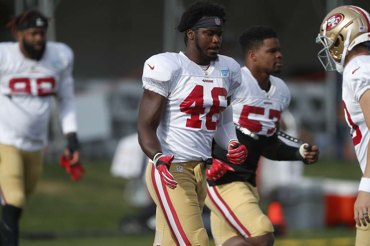 49ers' undrafted rookie Azeez Al-Shaair has plenty of motivation