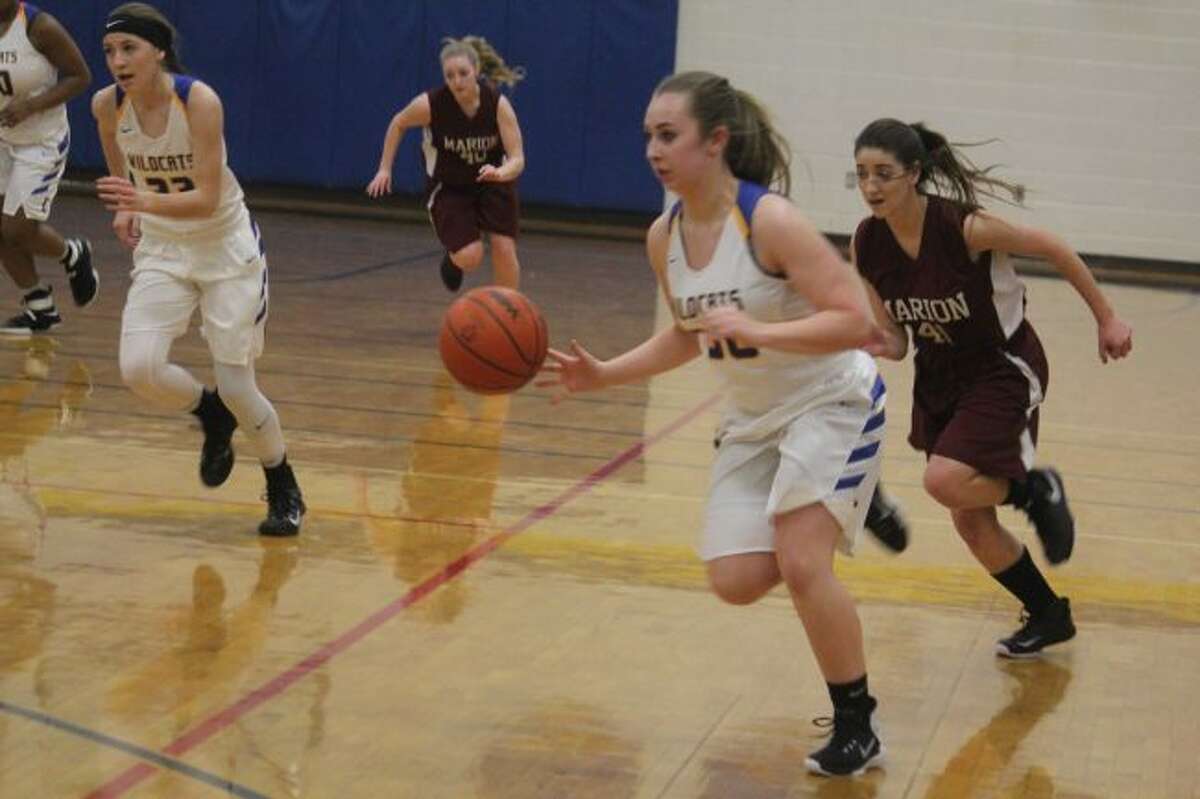 Evarts girls basketball team is on the move.