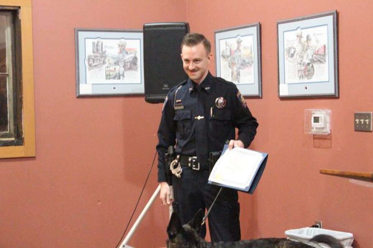 Evart police officer, sheriff's deputy receive recognition