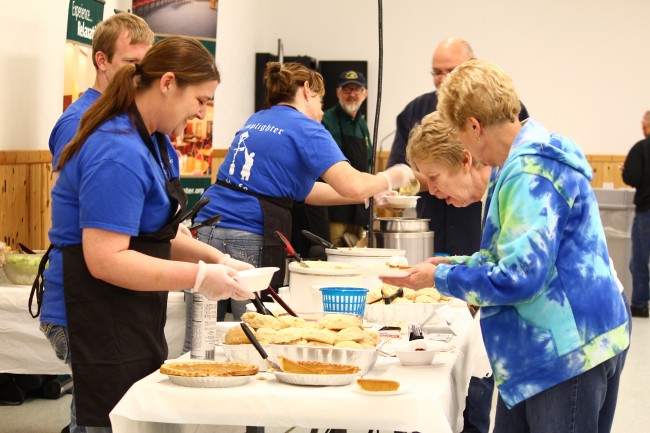 Students and parents check out the Mecosta-Osceola Career Center