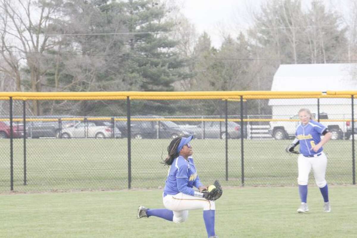 GOT IT: Cyanna Dellar will be one of the top returning players for Evart softball this season.