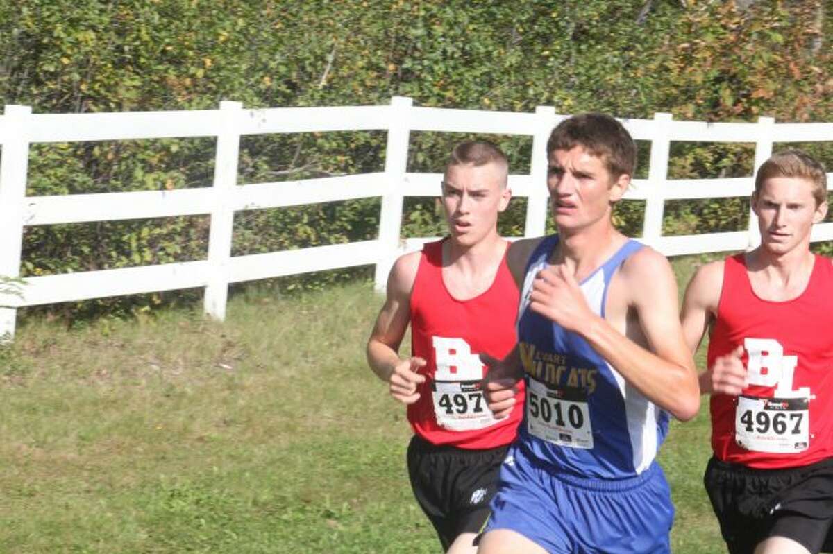 Josh Woods is having a strong season in distance races for Evart.