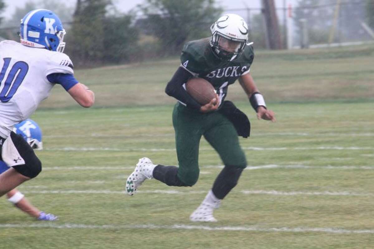 Elijah Lewis is getting the job done for Pine River.