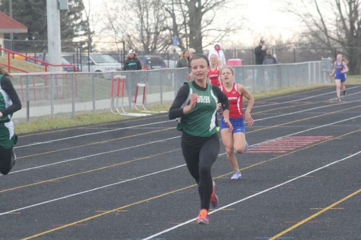 Logan Powell had a strong sophomore track season for Pine River.