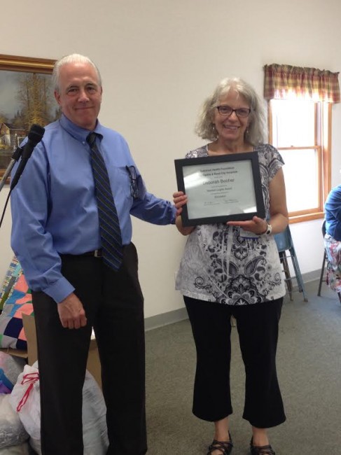 Deb Booher receives Northern Lights Award for Education