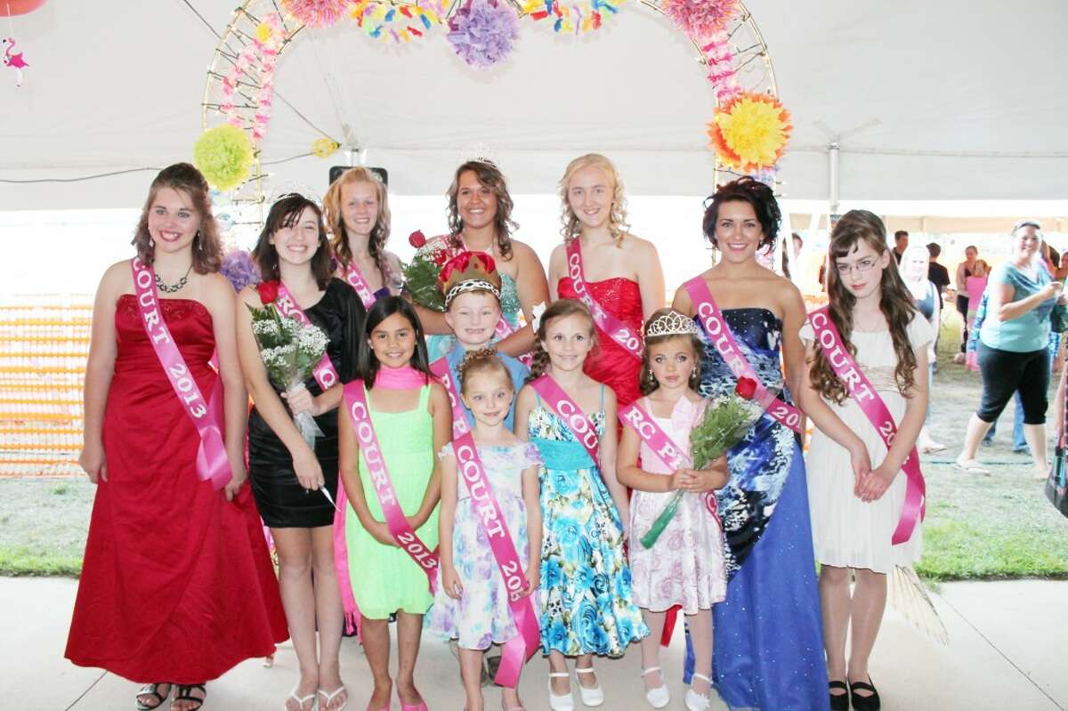 Pagent: Members of the 2013 Reed City Court include Queen Taylor Holmes, Jr. Queen Cassidy Hartley, Princess Kylynn Thompson and Prince Ethan Powell. (Herald Review photo/Shannon Hartley)