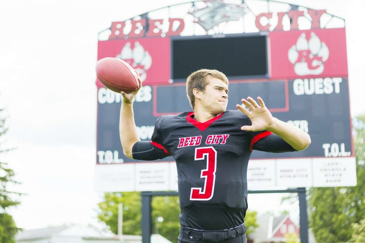 Chad Samuels prepares for his third season as Reed City quarterback. (Herald Review/Justin McKee)