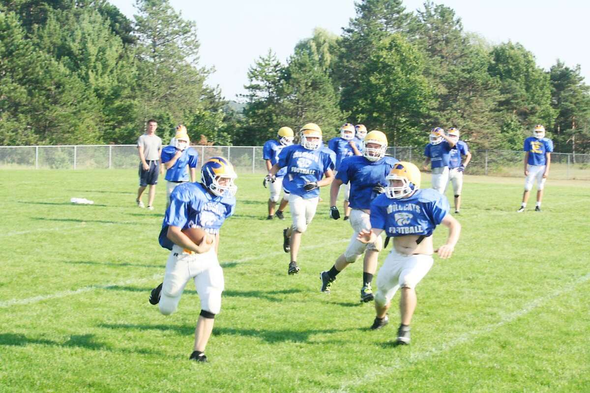 Evart’s football team is practicing this week for a trip to Marion Friday night. (File photo)