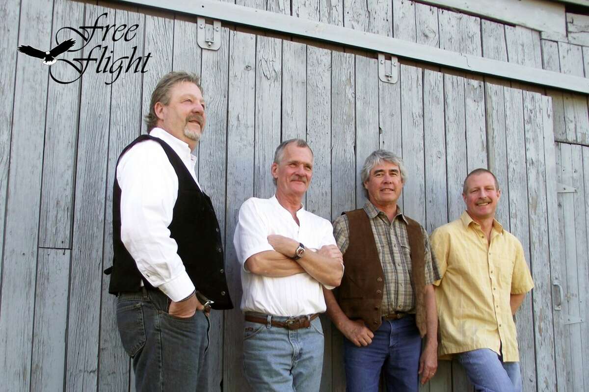 PERFORMERS: Free Flight will play their classic rock music at 7 p.m. on Saturday for audience members at the Reed City Depot. The band was originally formed in the 1970s and came together again in 2001 with three of the original members and a new drummer. (Courtesy photo)