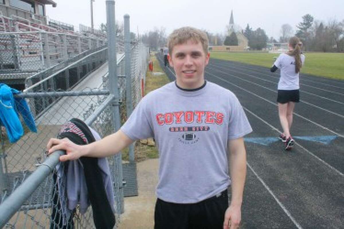 TRACK: Collin Hatfield will be in several events for Reed City's track team. (Herald Review/John Raffel)