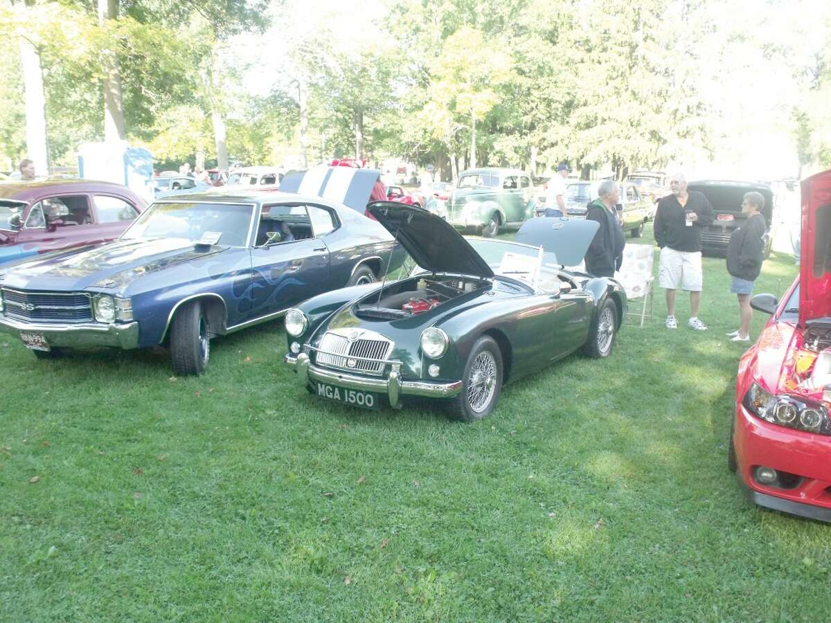 ON DISPLAY: The 19th annual Evart car show was a huge success with some 116 cars showing up for the event. (Herald Review photo/Jim Crees)