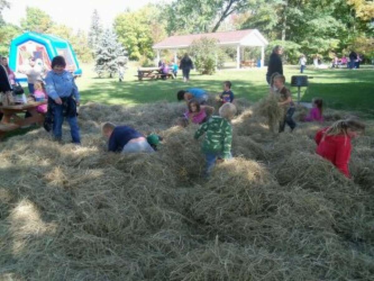 FALL FUN: The third annual Hersey Harvest Food Drive Festival will be held from 10 a.m. to 3 p.m. on Sept. 29 at Mosaic Park in Hersey and will include a hay treasure dig, inviting children to dig in a pile of hay for prizes. (Courtesy photo)