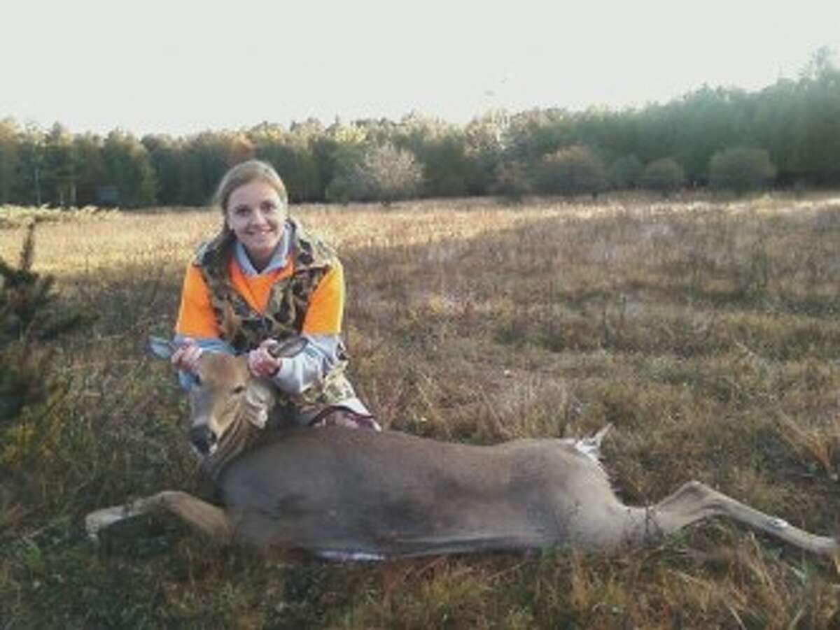 SUCCESS: Sarah Emington of Reed City was a successful youth hunter last weekend. (Courtesy photos)
